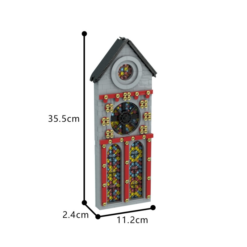 GOBRICKS MOC 193169 Stained-Glass Windows - YWOBB