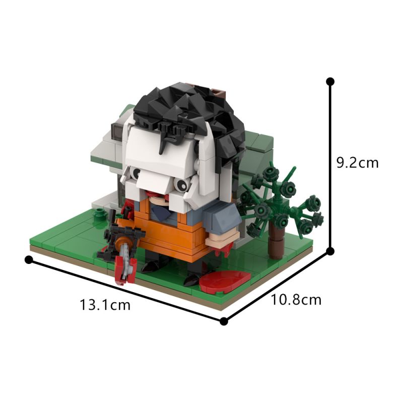 GOBRICKS MOC A1638 The Texas Chain Saw Massacre - YWOBB