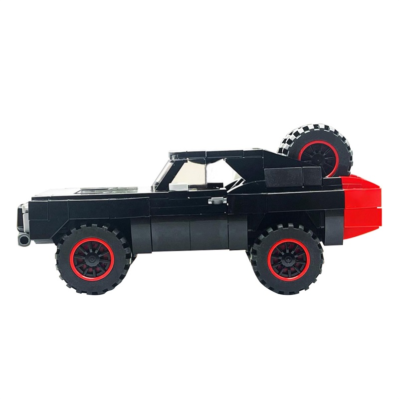 GOBRICKS MOC 186758 Dom's Dodge Charger from Furious 7 - YWOBB