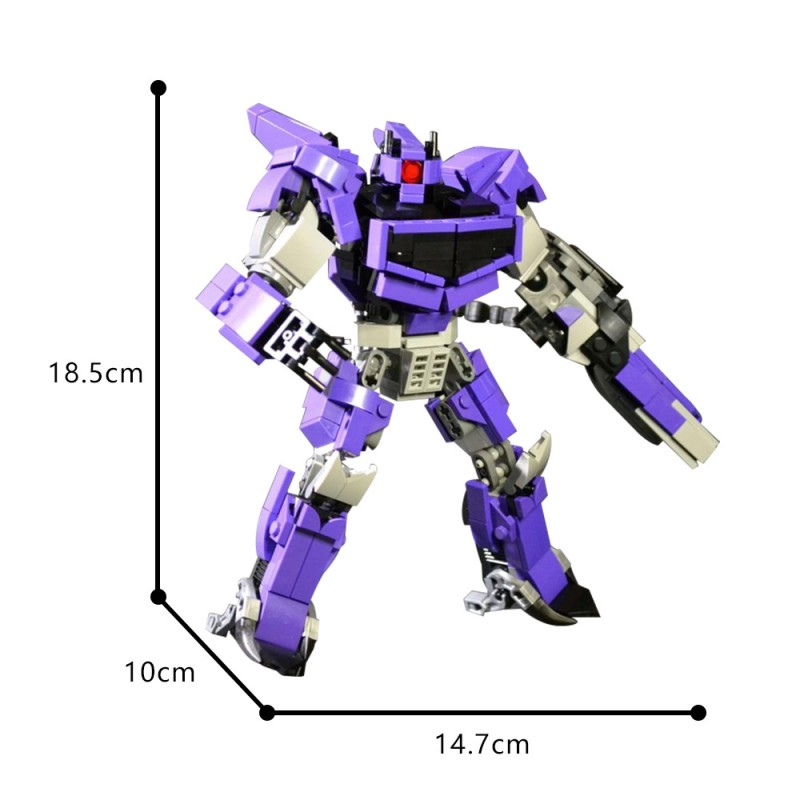 GOBRICKS MOC 191469 Shockwave - Transformers Prime - YWOBB