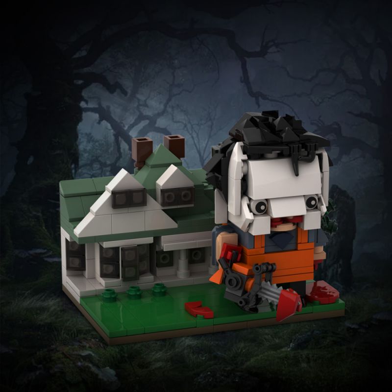 GOBRICKS MOC A1638 The Texas Chain Saw Massacre - YWOBB