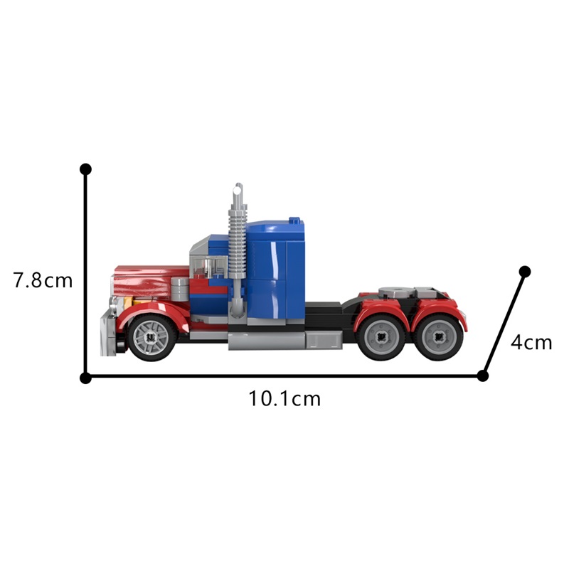 GOBRICKS MOC 186984 Heavy Redesign of 31146 - OPTIMUS - YWOBB