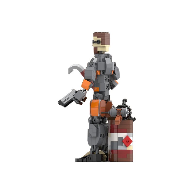 GOBRICKS MOC 191371 Gordon Freeman Half-Life 2 - YWOBB