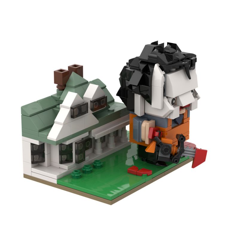 GOBRICKS MOC A1638 The Texas Chain Saw Massacre - YWOBB