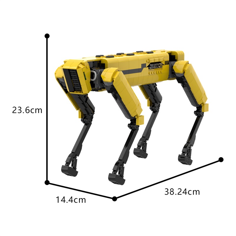GOBRICKS MOC 184652 boston dynamics spot robot - YWOBB