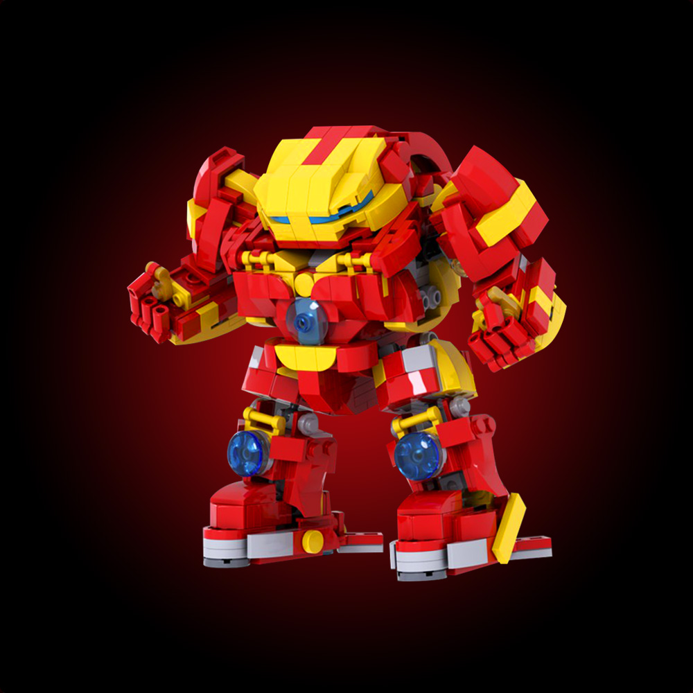 GOBRICKS MOC 170659 HULKBUSTER - YWOBB