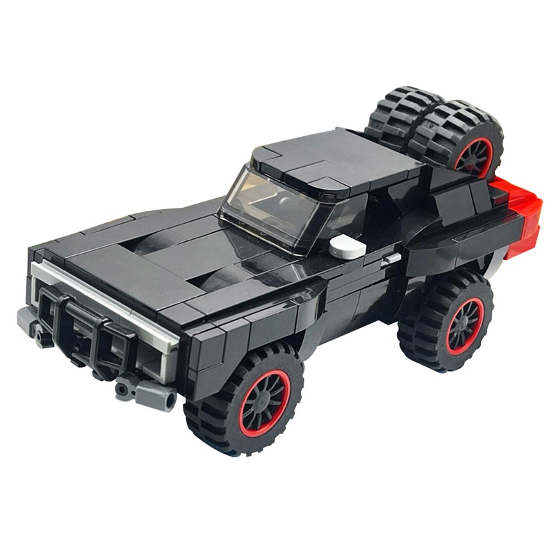 GOBRICKS MOC 186758 Dom's Dodge Charger from Furious 7 - YWOBB