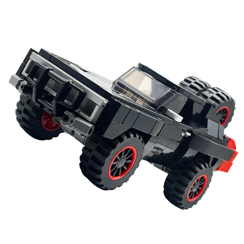 GOBRICKS MOC 186758 Dom's Dodge Charger from Furious 7 - YWOBB