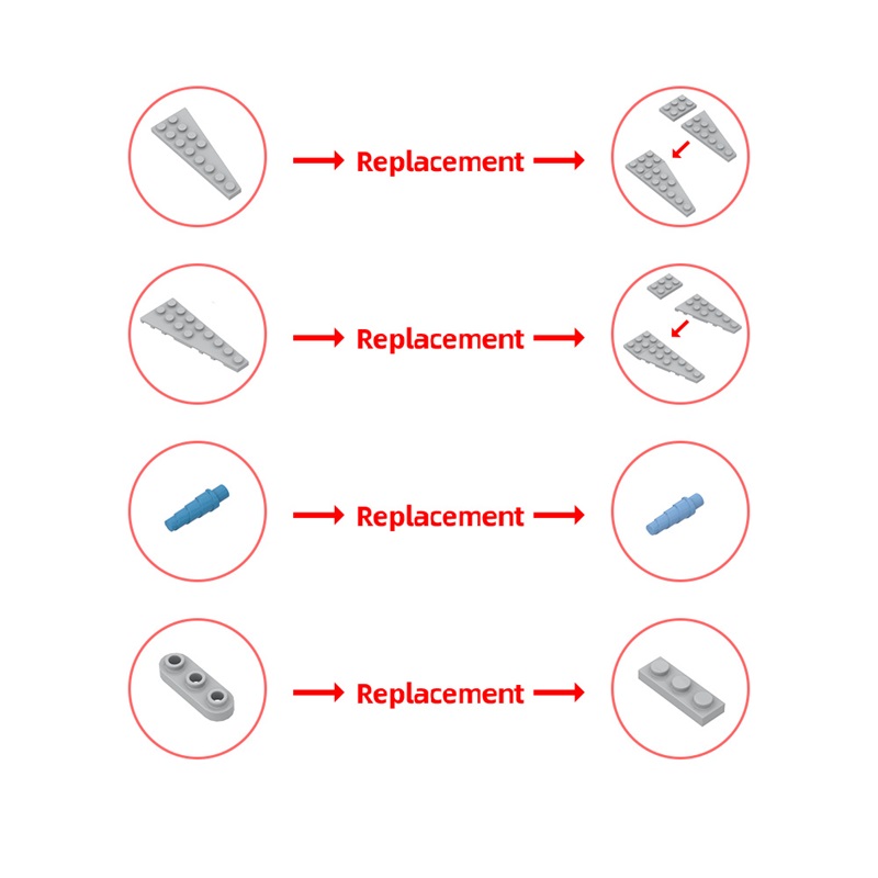 GOBRICKS MOC 187931 Star Trek: Voyager — The Delta Flyer - YWOBB