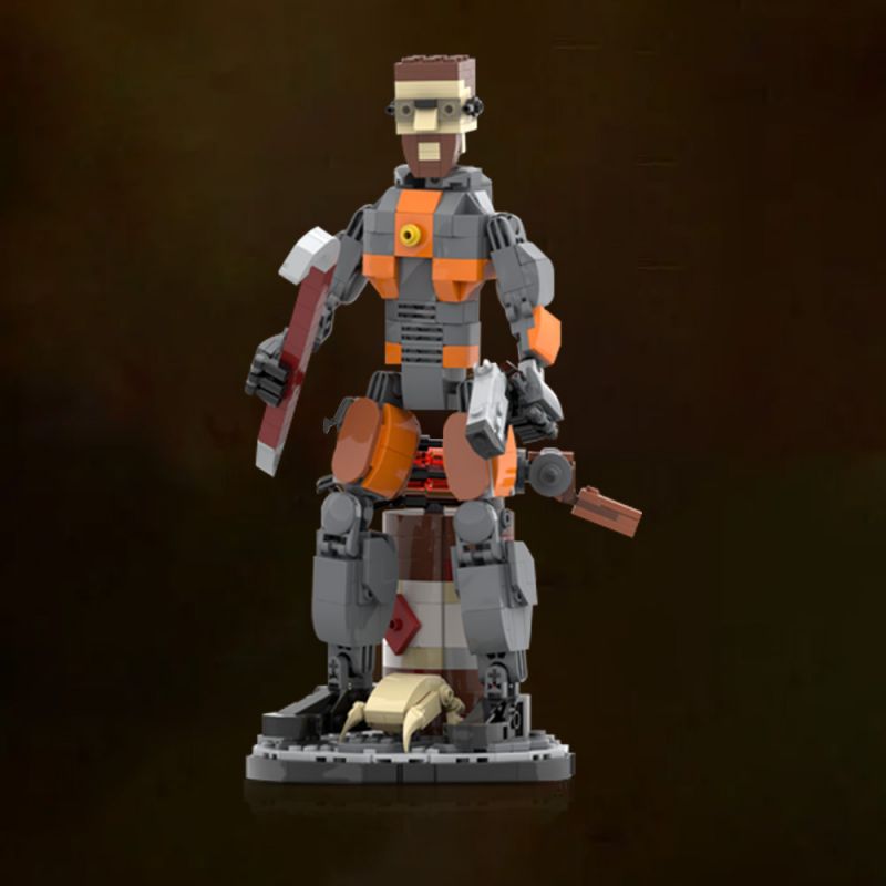 GOBRICKS MOC 191371 Gordon Freeman Half-Life 2 - YWOBB