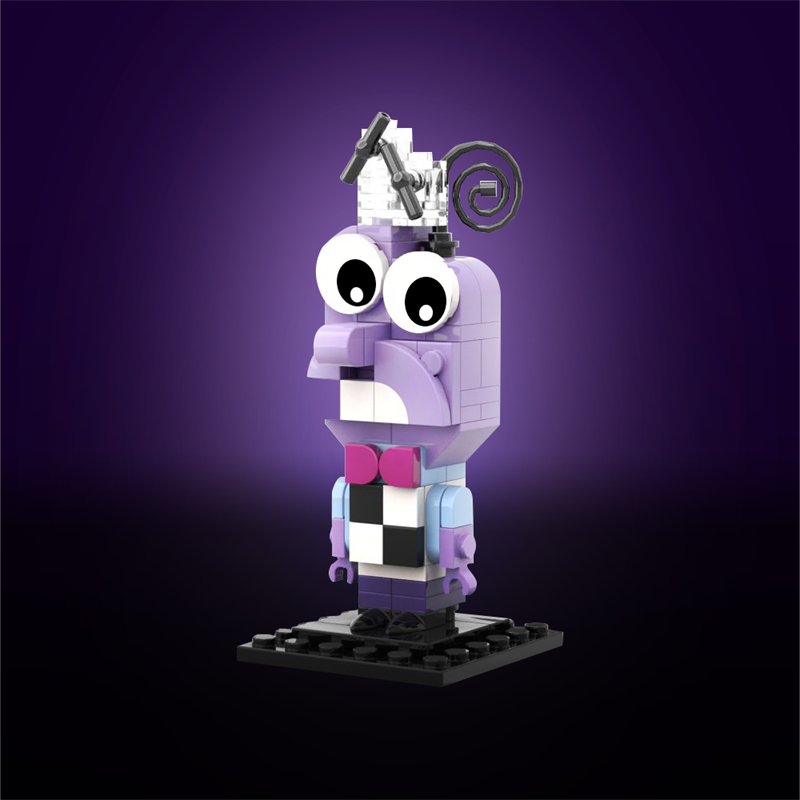 GOBRICKS MOC 137376 Fear Inside Out - YWOBB