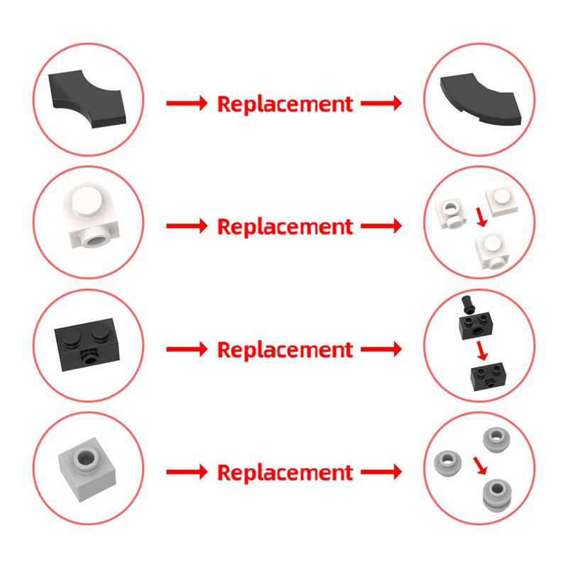 GOBRICKS MOC 189194 LOTR Black Gate - YWOBB