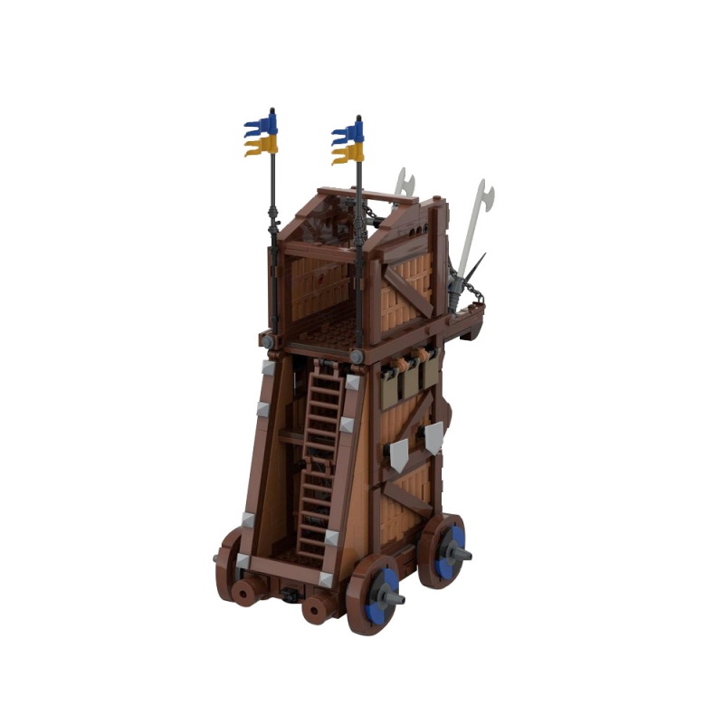 GOBRICKS MOC 191624 Black falcon Siege Tower - YWOBB