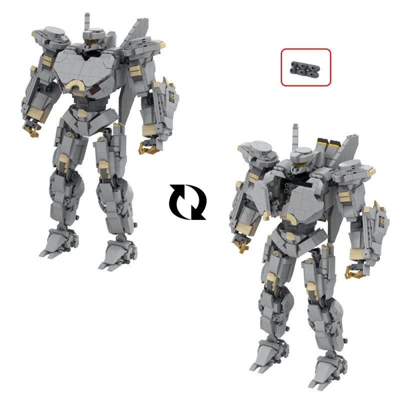 GOBRICKS MOC A1601 Striker Eureka - YWOBB