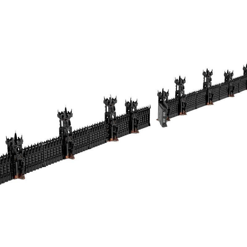 GOBRICKS MOC 189194 LOTR Black Gate - YWOBB