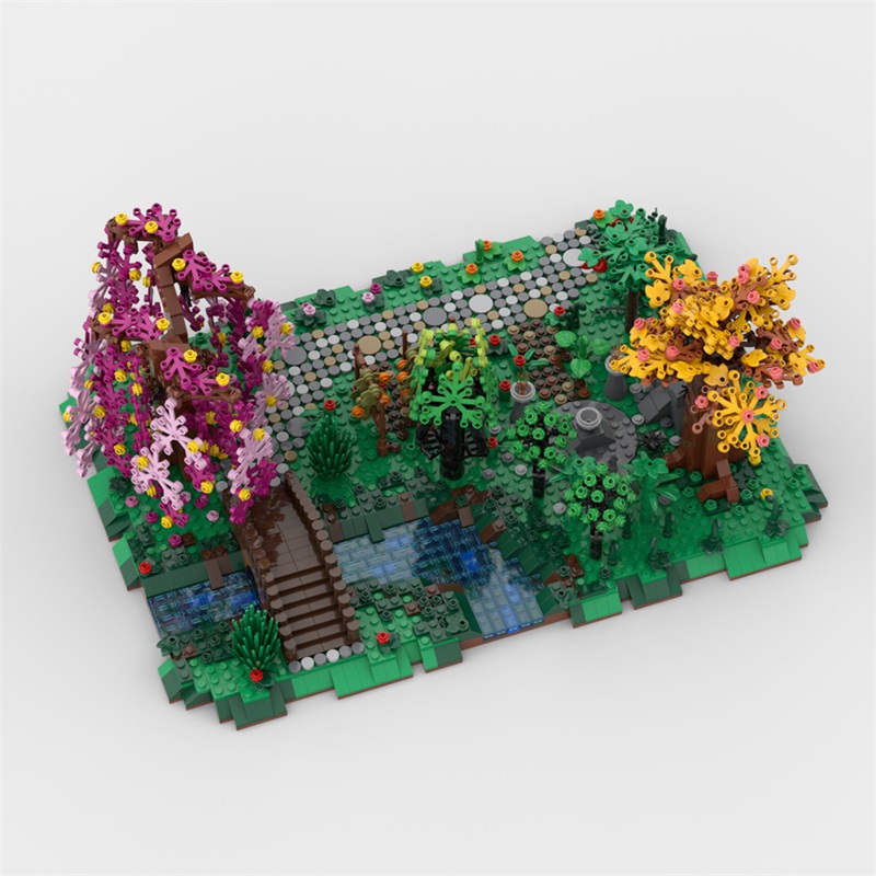 GOBRICKS MOC 189543 Druid Grove - YWOBB