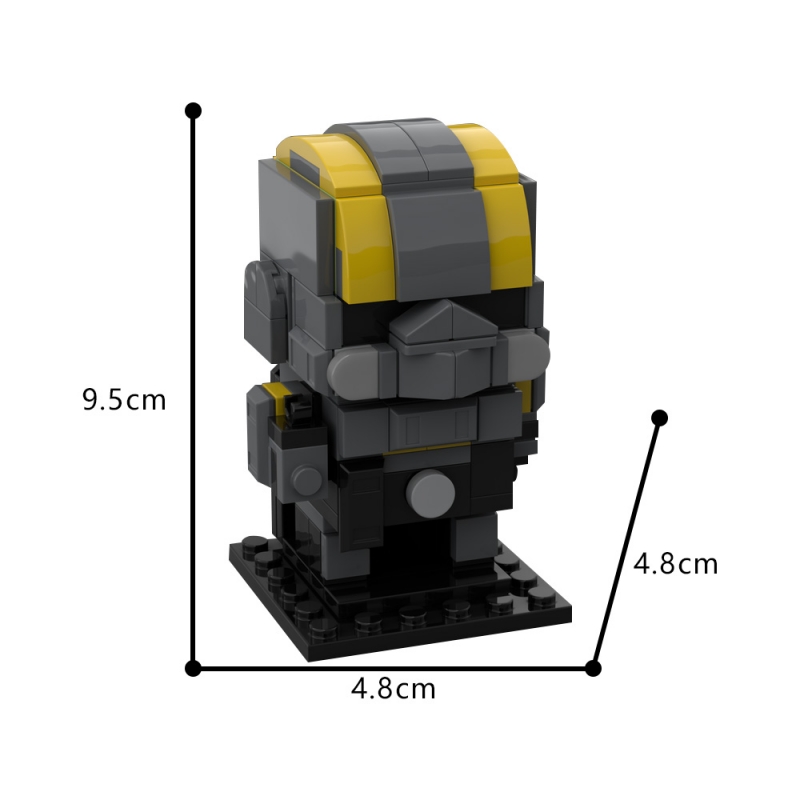 GOBRICKS MOC 192503 Helldiver - YWOBB