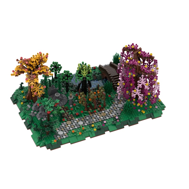 GOBRICKS MOC 189543 Druid Grove - YWOBB