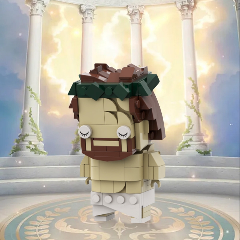 GOBRICKS MOC 194633 Jesus wearing a crown of thorns - YWOBB