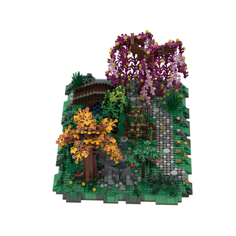 GOBRICKS MOC 189543 Druid Grove - YWOBB