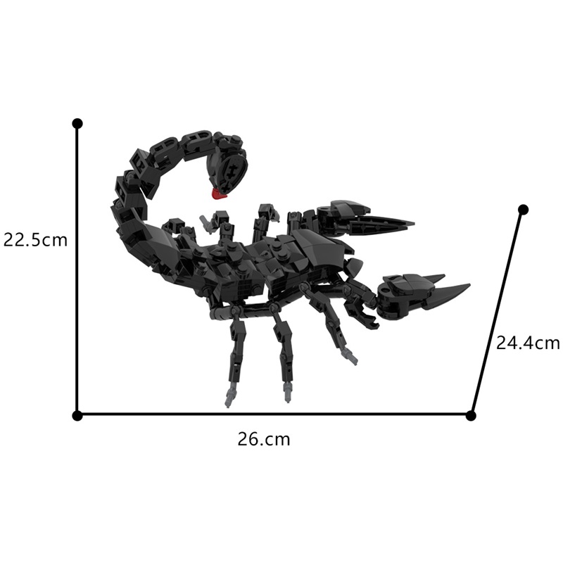 GOBRICKS MOC A1517Y01 Scorpion - YWOBB