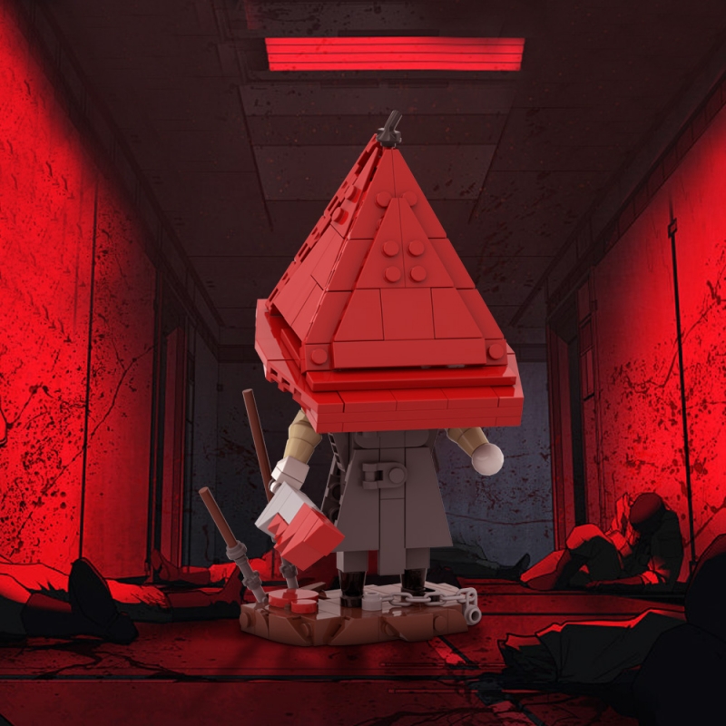 GOBRICKS MOC A1627 Silent Hill Pyramid Head - YWOBB
