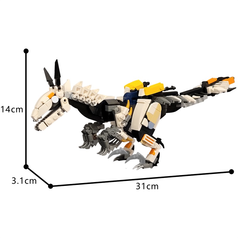 GOBRICKS MOC 152325 Clawstrider - from Horizon: Zero Dawn, Forbidden West - YWOBB