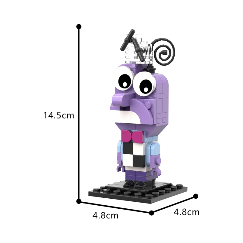 GOBRICKS MOC 137376 Fear Inside Out - YWOBB