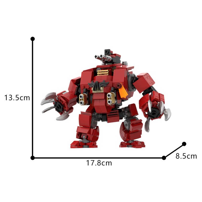 GOBRICKS MOC 175663 Brutalis Dreadnought - Warhammer 40K - YWOBB