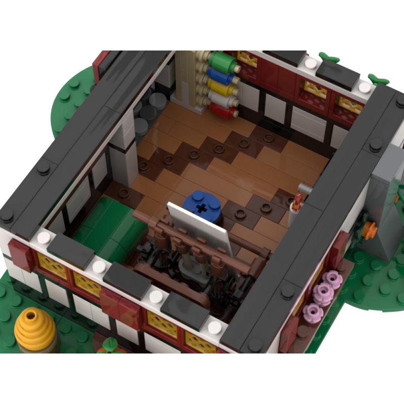GOBRICKS MOC 192756 Old Medieval Farmhouse - YWOBB