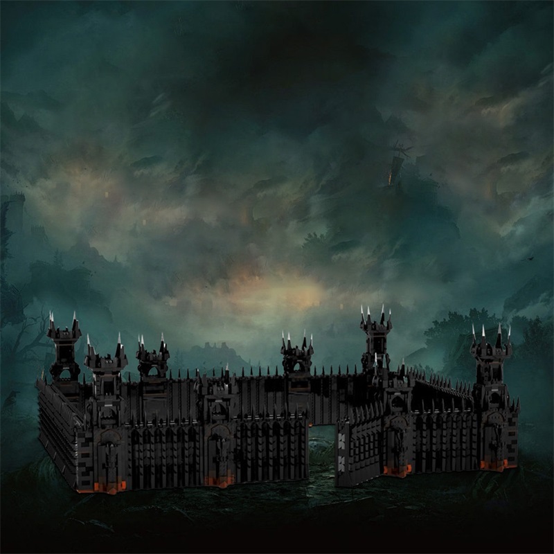 GOBRICKS MOC 189194 LOTR Black Gate - YWOBB