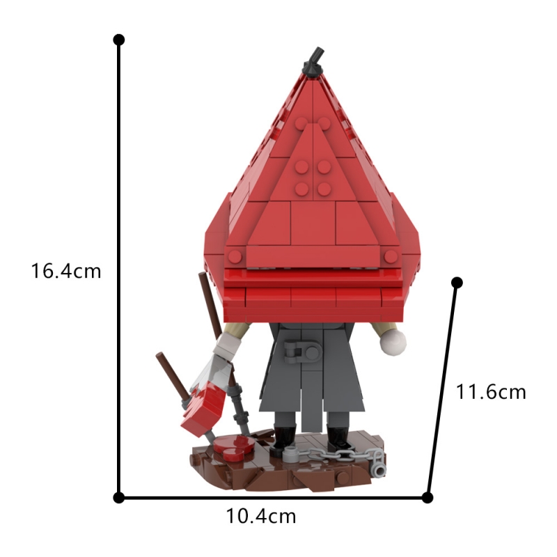 GOBRICKS MOC A1627 Silent Hill Pyramid Head - YWOBB