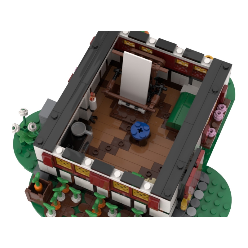 GOBRICKS MOC 192756 Old Medieval Farmhouse - YWOBB