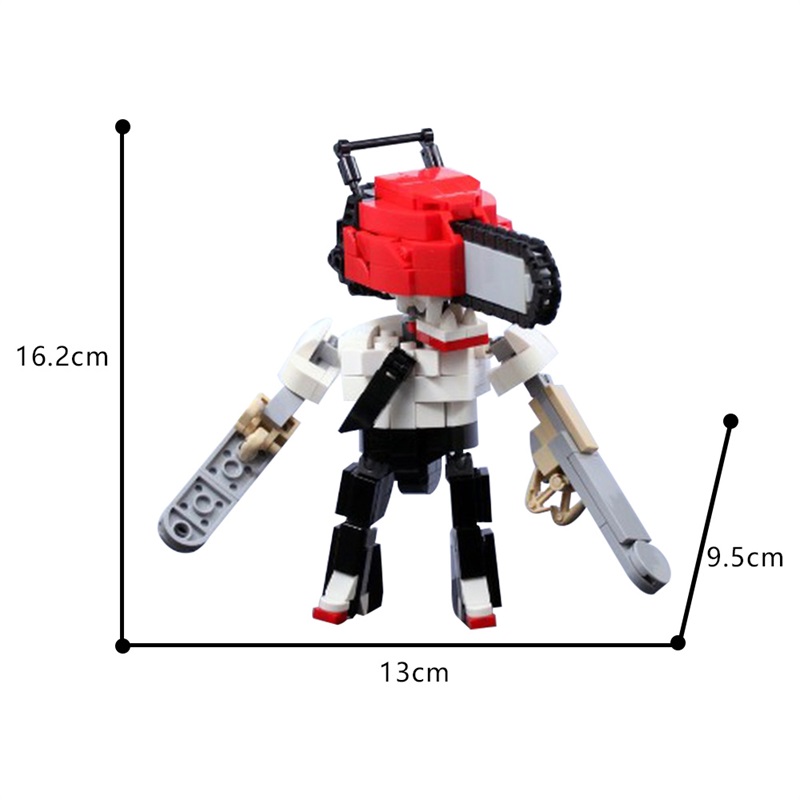 GOBRICKS MOC 171815 CHAINSAWMAN - YWOBB