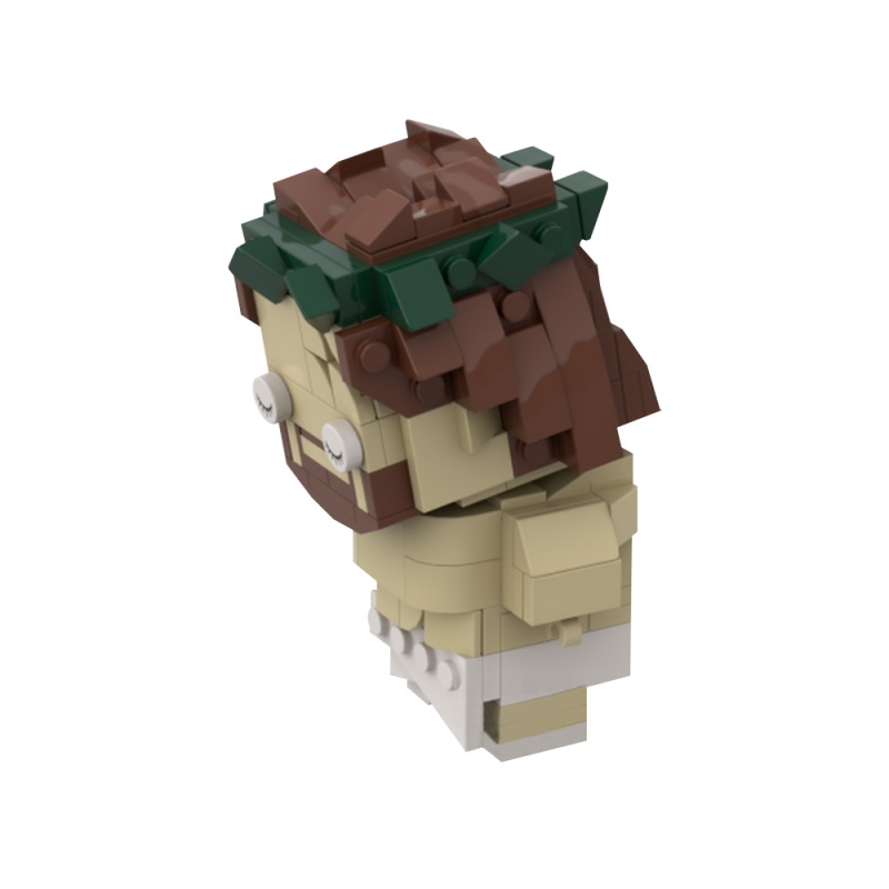GOBRICKS MOC 194633 Jesus wearing a crown of thorns - YWOBB