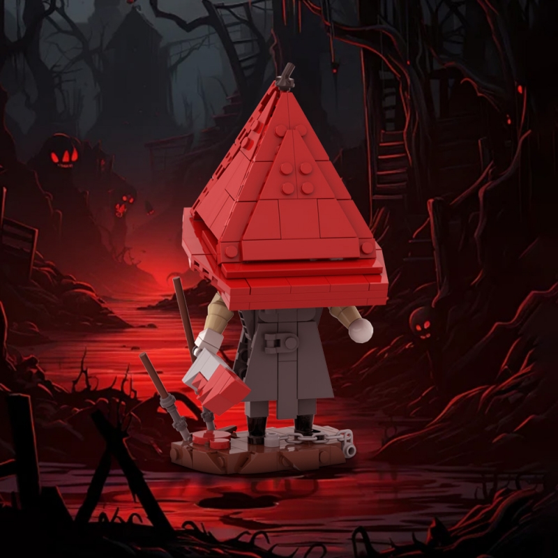 GOBRICKS MOC A1627 Silent Hill Pyramid Head - YWOBB