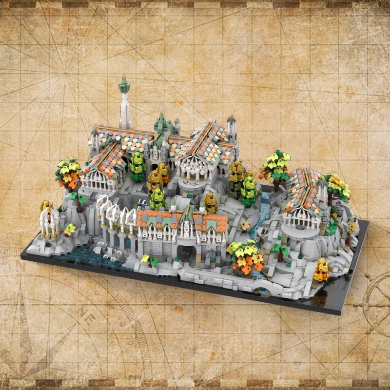 GOBRICKS MOC 191972 Rivendell mini craft - YWOBB