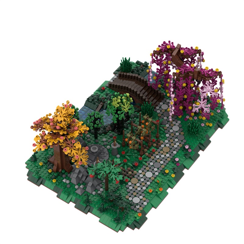 GOBRICKS MOC 189543 Druid Grove - YWOBB