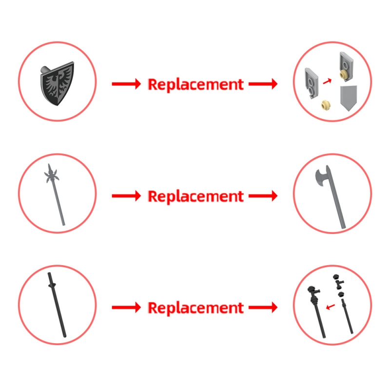 GOBRICKS MOC 191624 Black falcon Siege Tower - YWOBB