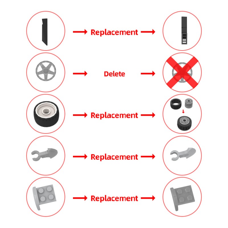 GOBRICKS MOC 188177 Bugatti Tourbillon - YWOBB