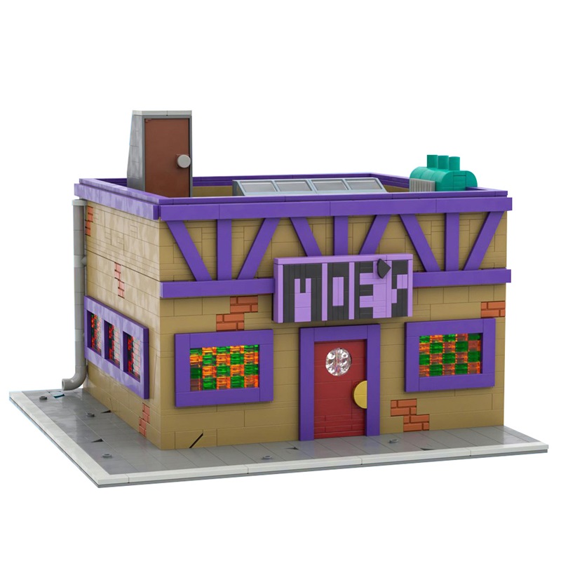 GOBRICKS MOC 152941 Modular Moe's Tavern - YWOBB
