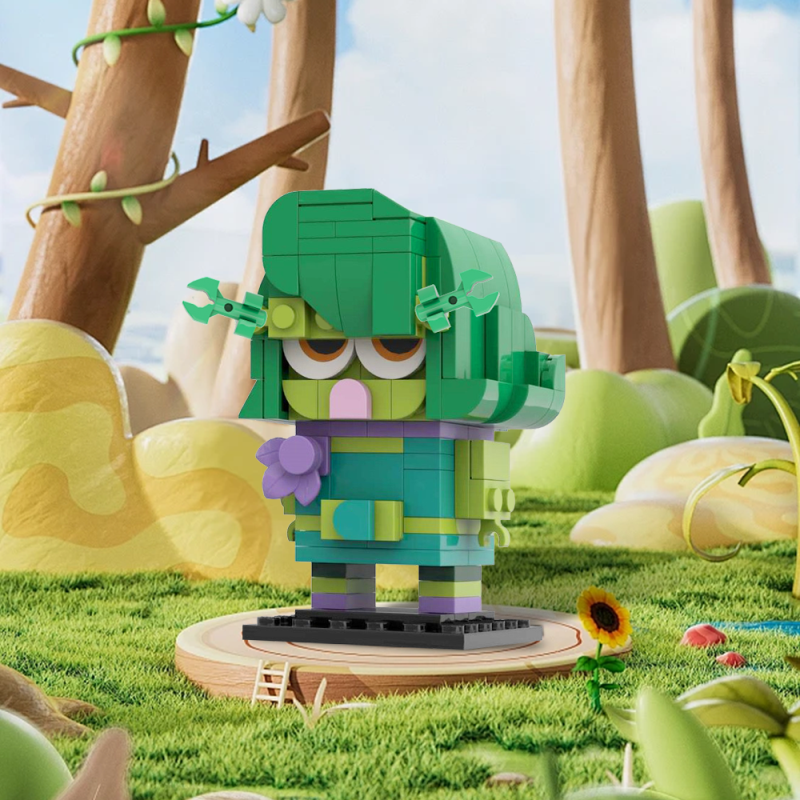 GOBRICKS MOC 137620 Disgust Inside Out - YWOBB