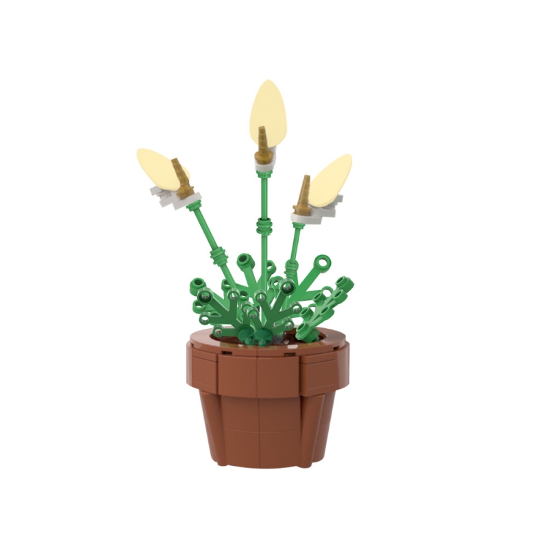 GOBRICKS MOC 177947 Peace Lily - YWOBB