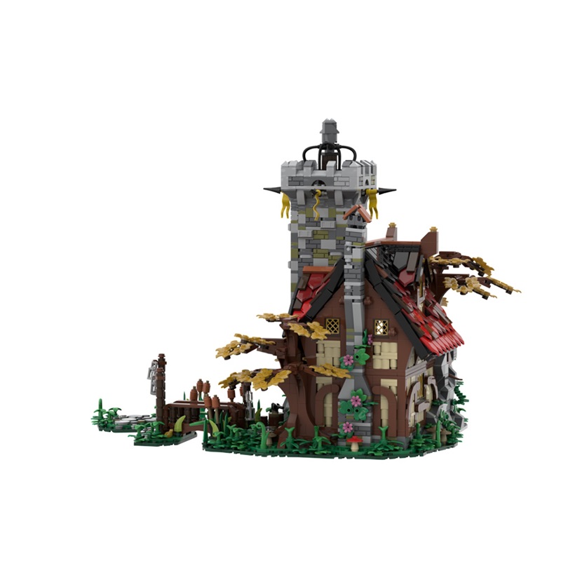 GOBRICKS MOC A1536 The Alchemist's Tower - Ideas Version - YWOBB