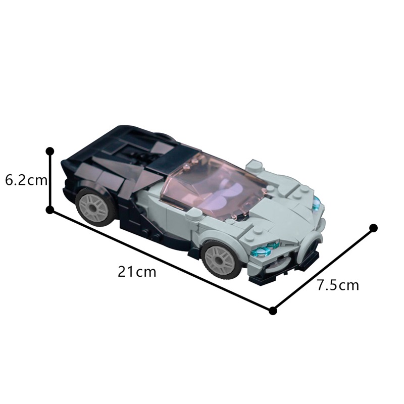 GOBRICKS MOC 188177 Bugatti Tourbillon - YWOBB