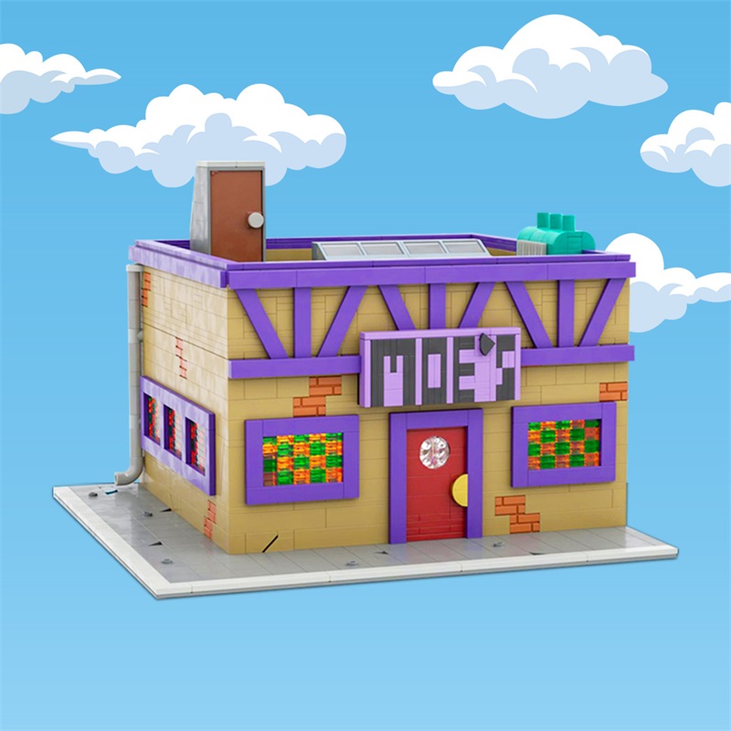 GOBRICKS MOC 152941 Modular Moe's Tavern - YWOBB