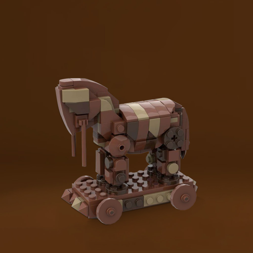 GOBRICKS MOC 151621 Trojan Horse - YWOBB