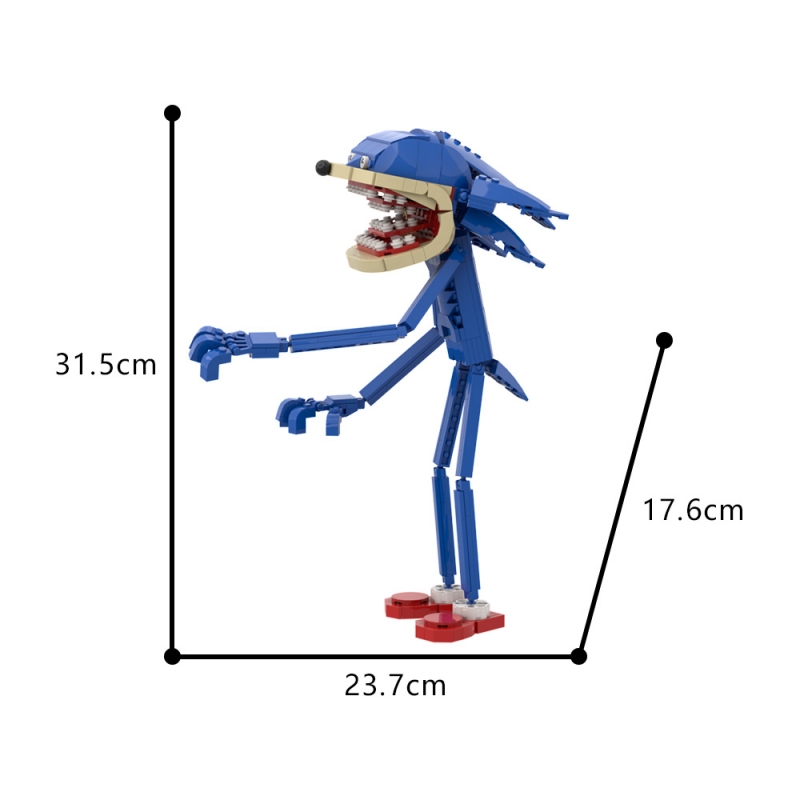 GOBRICKS MOC A1624 Sonic the Hedgehog - YWOBB