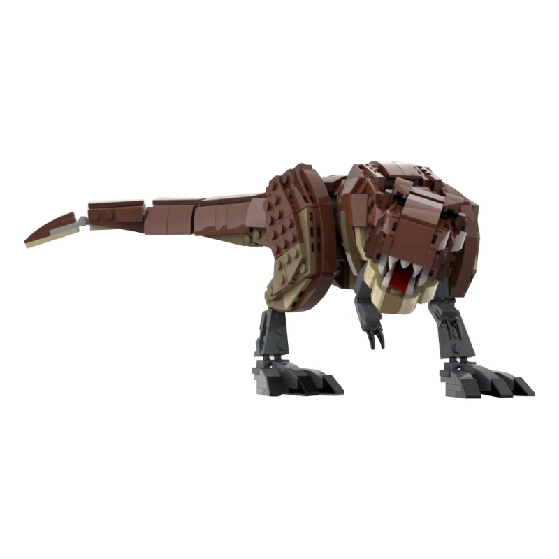 GOBRICKS MOC 102545 Tyrannosaurus Rex Minifigure Scale - YWOBB