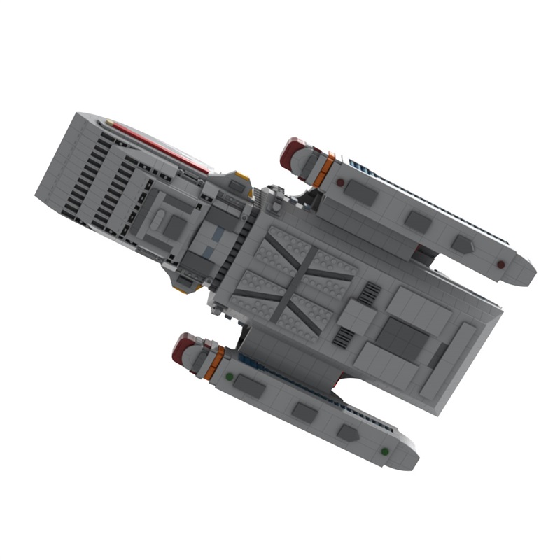 GOBRICKS MOC 147771 Star Trek Runabout - YWOBB